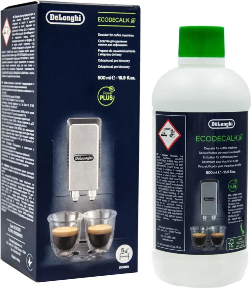 Delonghi EcoDecalk DLSC 500 Descaler for Fully Automatic Coffee Machines 500ml