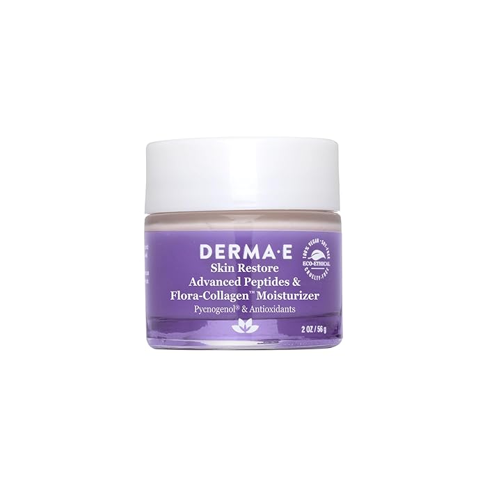 DERMA-E Advanced Peptides And Vegan Flora-Collagen Moisturizer 2 Oz