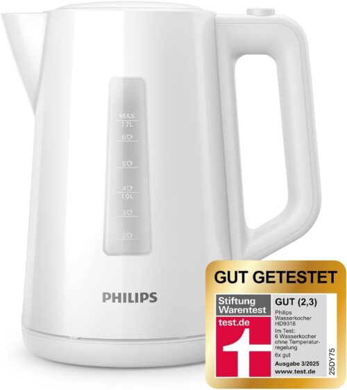 Philips Series 3000 Kettle, 1.7 l white (HD9318/00)