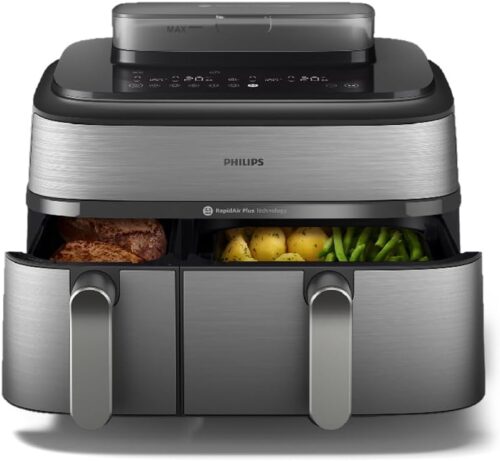 Philips 5000 series, hot air fryer, 9 l, 1.4 kg, Rapid Air fryer (NA555/00)