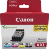 Canon CLI-581XXL High Yield Genuine Ink Cartridges, Pack of 4