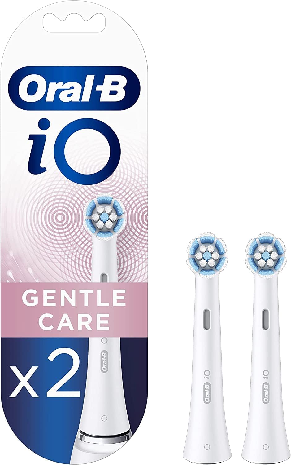 Oral-B iO Gentle Care Electric Toothbrush Head, Pack of 2, White