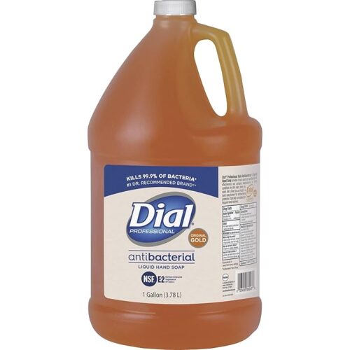 Dial Professional Gold Antibacterial Liquid Hand Soap 1 Gallon Refill Bottle, 128 Fl Oz