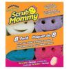 Scrub Daddy Scrub Mommy Dual-Sided Scrubber And Sponge Variety Pack Of 8
