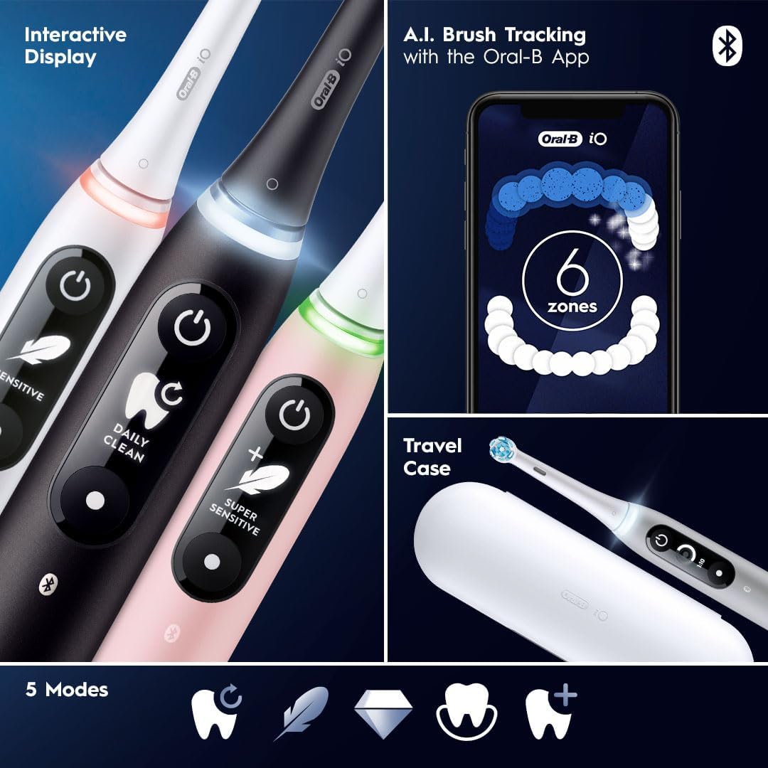 Oral-B iO Series 6 Electric Toothbrush Grey Opal - Image 2