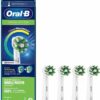 Oral-B CrossAction brush heads, 4 pack White