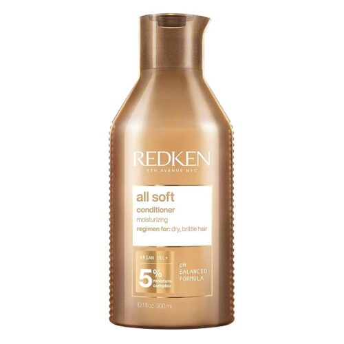 Redken All Soft Conditioner For Dry, Brittle Hair Moisturizes & Provides Intense Softness  10.1 Fl Oz