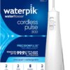 Waterpik Cordless Pulse Rechargeable Portable Water Flosser for Teeth, Gums, Braces Care WF-20 White
