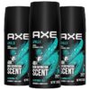 AXE Travel Deodorant, Body Spray, Apollo, Sage & Cedarwood  3-Pack