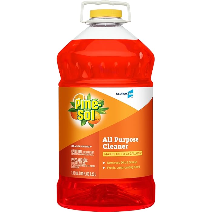 CloroxPro Pine-Sol All Purpose Cleaner Orange Energy, 144 Ounces 144 Ounces