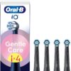 Oral-B iO Original Replacement Round Brush Heads, 4 Pack  Black