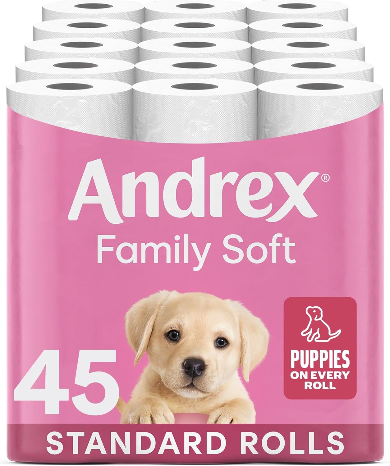 Andrex Family Soft Toilet Tissue 45 Rolls