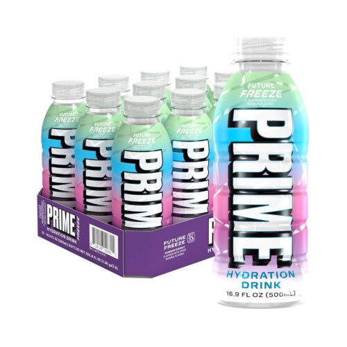 PRIME Hydration FUTURE FREEZE, Sports Drinks with Coconut Water  Made with Natural Flavors, 16.9 Fl Oz 12 Pack