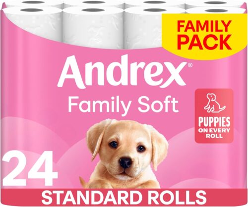 Andrex Family Soft Toilet Paper 24 Rolls