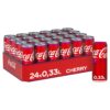 Coca-Cola Cherry  fruity cherry-flavored soft drink  (24 x 330 ml)
