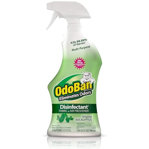 OdoBan Odor Eliminator 32 Ounce Spray Bottle, Original Eucalyptus Scent