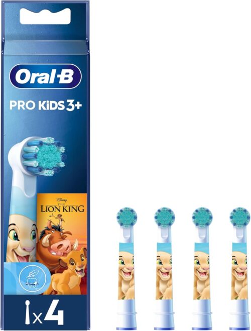 Oral-B Pro Kids Toothbrush Heads Featuring Disney The Lion King, Pack of 4