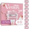 Gillette Venus Comfortglide Spa Breeze Women's Razor Blade Refills, Pack of 8