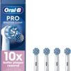 Oral-B Pro Sensitive Clean Electric Toothbrush Head Pack of 4 White