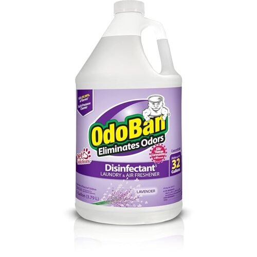 OdoBan Disinfectant Concentrate And Odor Eliminator Lavender Scent, 1 Gallon