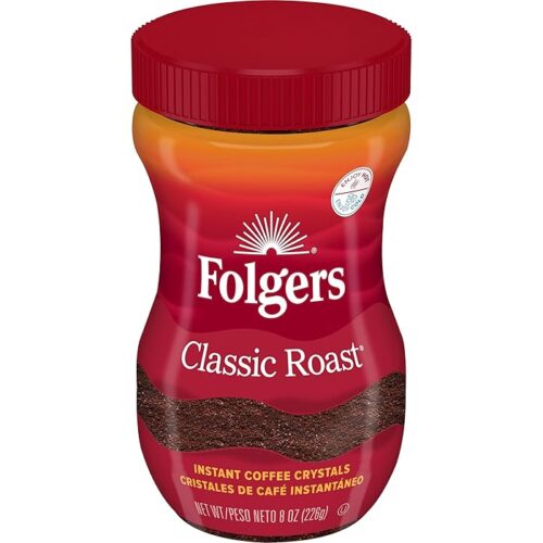 Folgers Classic Roast Instant Coffee 8 Ounces