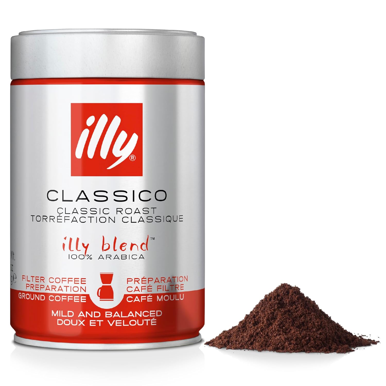illy Coffee - Classico Filter Coffee - Medium Roast 250g