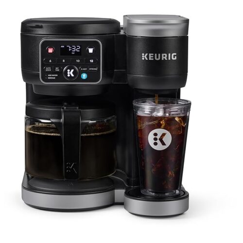 Keurig K-Duo Hot & Iced Single Serve & Carafe Coffee Maker, MultiStream Technology, 72oz Reservoir