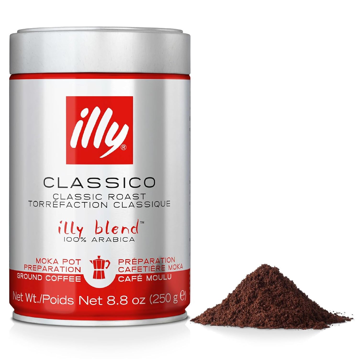 illy Coffee - Classico Ground Coffee - Medium Roast 250g