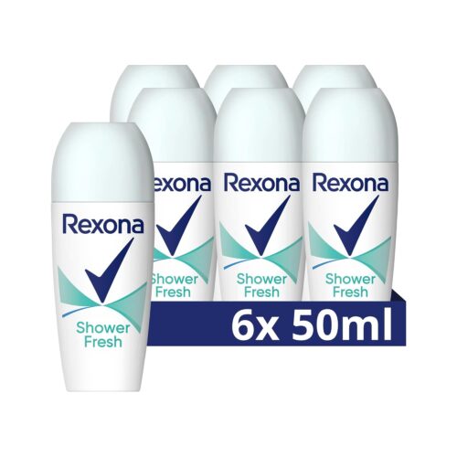 Rexona Shower Fresh roll-on deodorant with 48 hours protection 6 x 50 ml