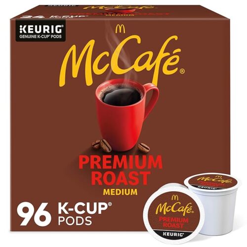 McCafe Premium Roast Coffee, Keurig Single Serve K-Cup Pods, Medium Roast, 96 Count