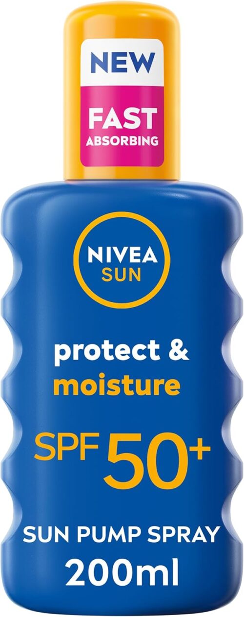NIVEA SUN Protect & Moisture Sun Spray SPF 50+ (200ml)