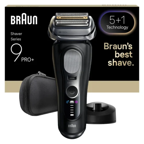 Braun Series 9 Pro+ 9610S, Foil scraper, Black, Buttons, Charging, Battery, Lithium-Ion (Li-Ion)