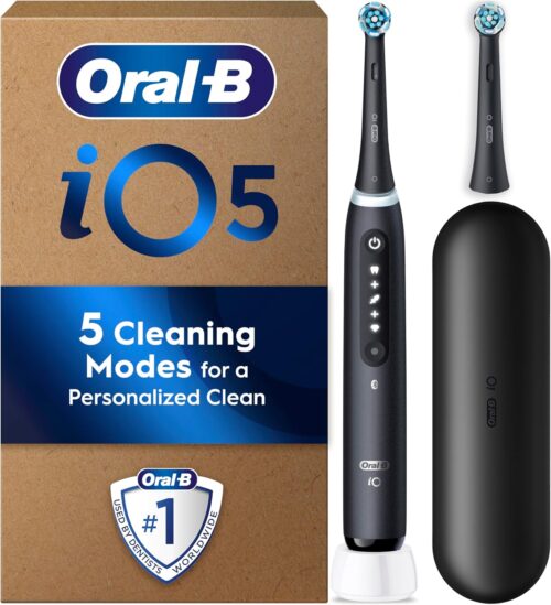 Oral-B iO5 Electric Toothbrushes for Adults Black