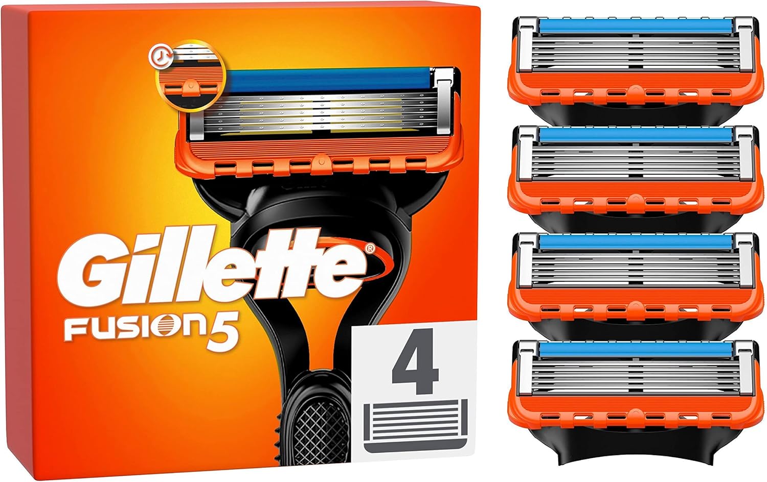 Gillette Fusion5 Refill Blades pack of 4
