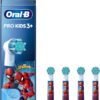 Oral-B Pro Kids Electric Toothbrush Head Spiderman Pack of 4
