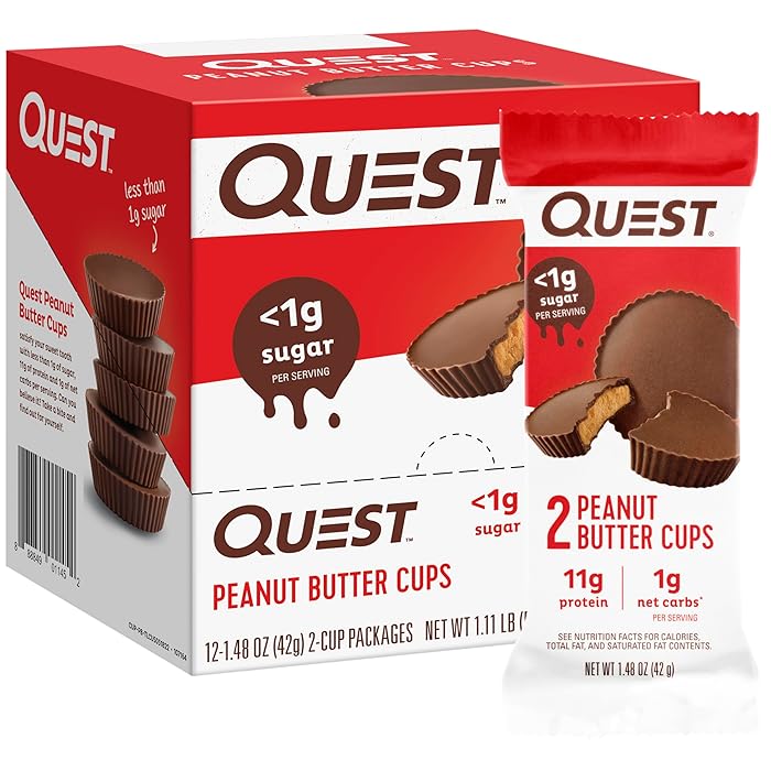 Quest Nutrition Peanut Butter Cups Keto Friendly, 12 Count