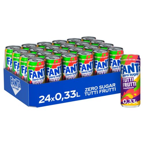 Fanta Tutti Frutti sugar-free  (24 x 330 ml)