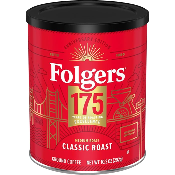 Folgers Classic Medium Roast Ground Coffee 10.3 Oz