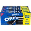 OREO Chocolate Sandwich Cookies, King Size, 12 Snack Packs (8 Cookies Per Pack)