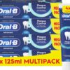 Oral-B Advanced Plaque Protection Toothpaste 4 x 125ml Multipack
