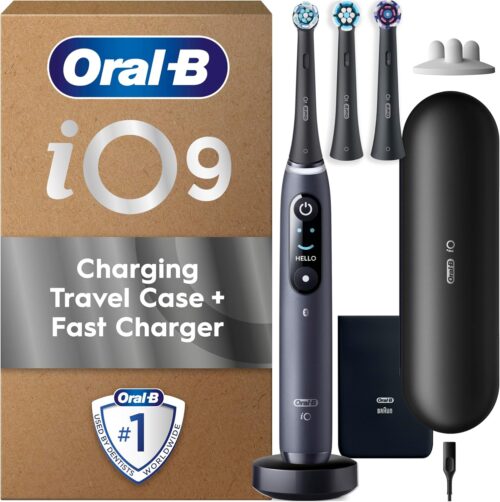 Oral B Electric Toothbrushes For Adults, Oral-B iO9 Black