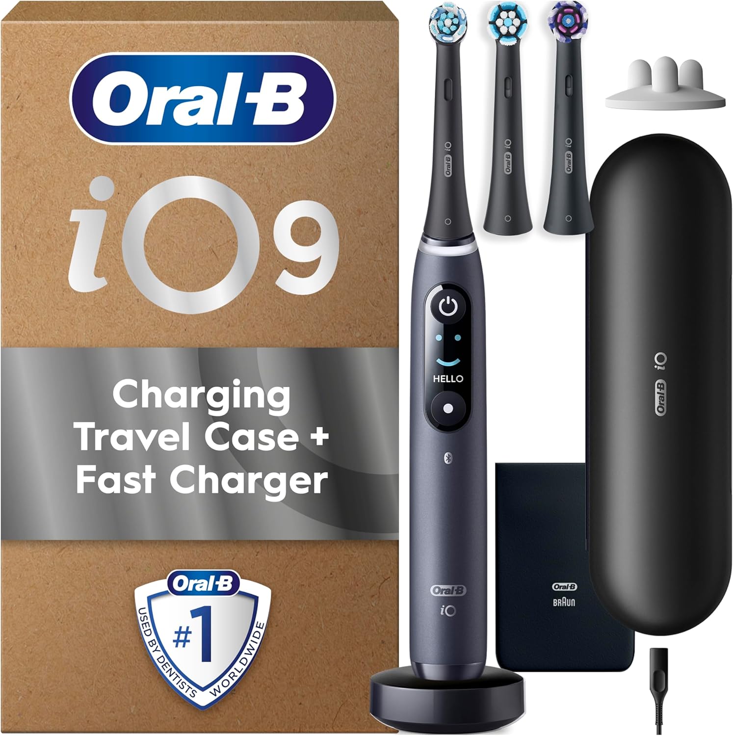 Oral B Electric Toothbrushes For Adults, Oral-B iO9 Black