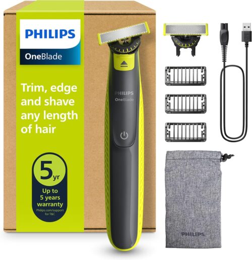 Philips OneBlade 360 Genuine Electric Beard Trimmer and Shaver QP2724/31