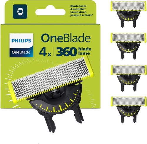 Philips OneBlade Original 360 Blades (Model QP440/50) pack of 4
