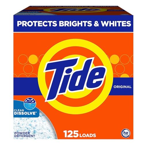 Tide Powder Laundry Detergent Original Scent, 113 Loads, 143 Oz