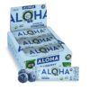 ALOHA Organic Plant Based Protein Bars - Blueberry Bars 12 Count