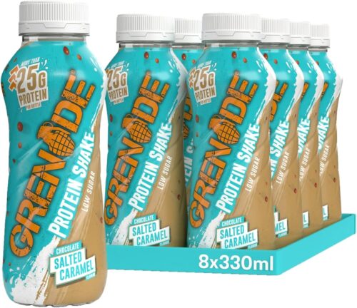 Grenade High Protein Shake, 8 x 330 ml - Chocolate Salted Caramel