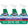 Clorox Clean-Up Multi-Surface Cleaner With Bleach, Original, Spray Bottle, 32 Fl Oz., Pack Of 3