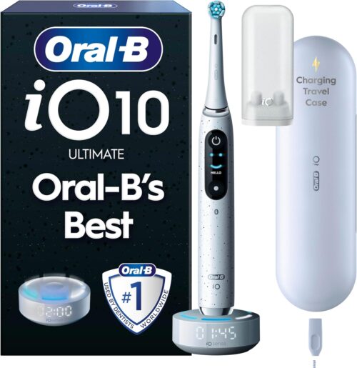 Oral-B iO10 Electric Toothbrushes For Adults Stardust White