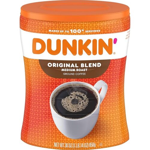 Dunkin Original Blend Medium Roast Ground Coffee 30 Ounce